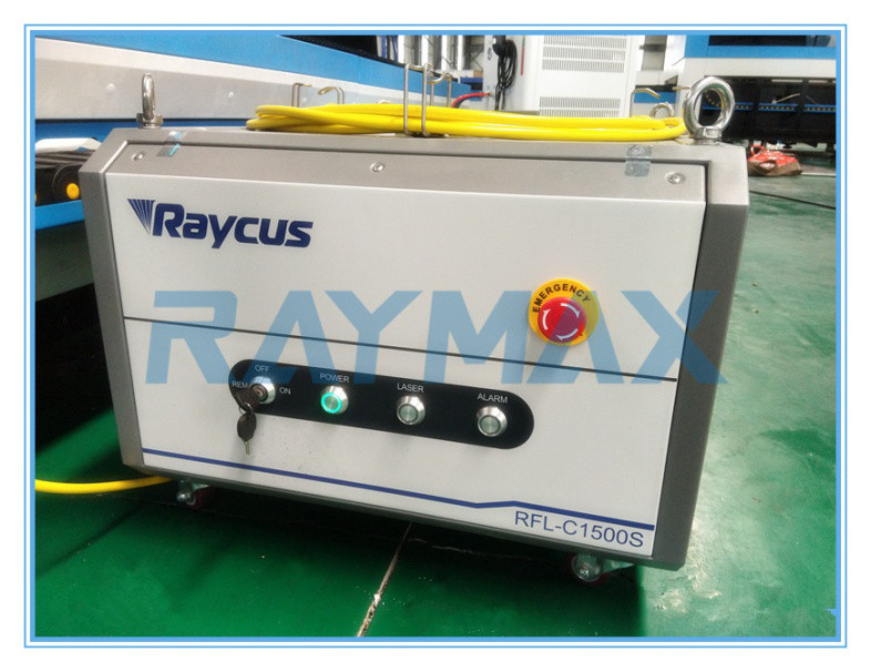 Poder del laser de Raycus de la máquina para corte de metales del laser de fibra 3015 2000w